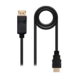 Nanocable DP/M a HDMI/M 0.5m Negro (10.15.4300)