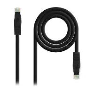 Nanocable RJ45 Cat.6a 30cm Negro (10.20.1800-L30BK)