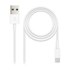 Nanocable Lightning/M a USB-A/M 50cm Blanco(10.10.0400)