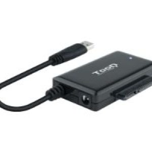 Adaptador TooQ USB-A a SATA 2.5″/3.5″ Negro (TQHDA-01A)
