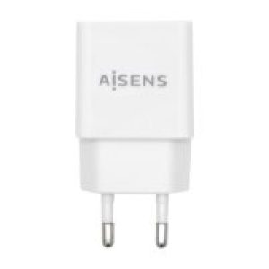 Cargador de Pared AISENS 10W 1xUSB-A Blanco (A110-0526)