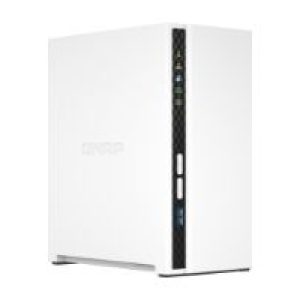NAS QNAP 2Gb SATA2/3 USB RJ45 2 Bahías Blanco (TS-233)