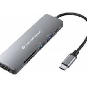 Docking CONCEPTRONIC USB-C 6en1 PD 60W (DONN11G)