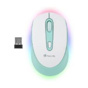 Ratón NGS Óptico BT 2400dpi Blanco/Menta (SMOGMINT-RB)