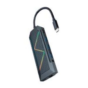Hub Nanocable USB-C a USB-A/C HDMI RJ45 SD (10.16.0901)