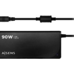 Cargador AISENS 90W 12 DC USB-A Negro (ASLC-90WAUTO-BK)