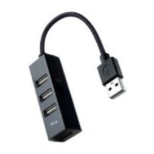 Hub Nanocable USB-A 2.0 a 4USB-A 2.0 Negro (10.16.4404)