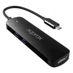 Adaptador Approx USB-C a 2xUSB 3.0/HDMI/Lector (APPC45)