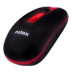 Ratón NILOX Wireless 1000dpi Negro/Rojo (NXMOWI2002)