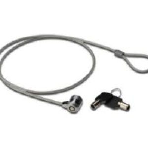 Cable Seguridad NILOX doble llave 1.8m Negro (NXSC001)
