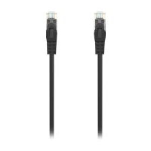 Cable AISENS RJ45 Cat.6a UTP 25cm Negro (A145-0584)