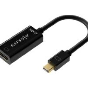 Cable AISENS MiniDP/M a HDMI A/H 15cm Negro (A125-0643)