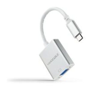 Adaptador Nanocable USB-C a VGA Gris (10.16.4101-G)