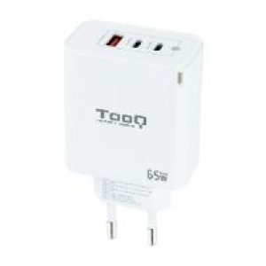 Cargador de Pared TooQ 65W USB-A/C (TQWC-GANQC2PD65WT)