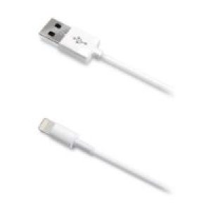 Cable CELLY Lightning 1m Blanco (USBLIGHT)