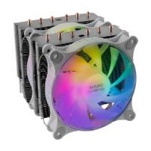 Ventilador Mars Gaming 300W Dual ARGB Blanco (MCPUXTW)