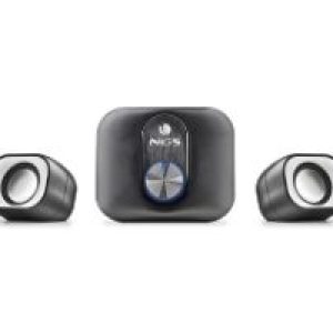 Mini Altavoces NGS 2.1 20W USB 3.5mm Negros (COMET2.1)