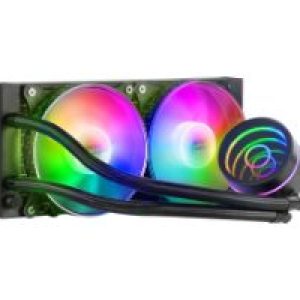 Ref. Líq. CPU Mars Gaming 400W FRGB Negra (MLONE240)