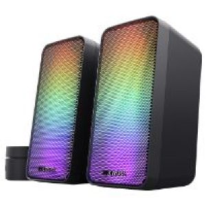 Altavoces Trust GXT611 Wezz 2.0 RGB 3.5mm Negro (24587)