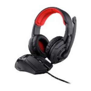 Kit Gaming Trust Auric+Ratón 3.5mm USB Negros (24761)