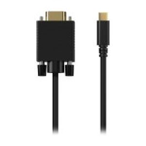 Cable AISENS USB-C/M a VGA/H 0.8m Negro (A109-0692)