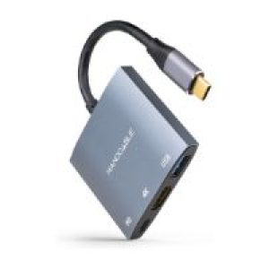 Adaptador Nanocable USB-C a USB-A/C/HDMI (10.16.4306)