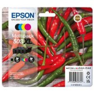 Tinta Epson 503XL Pack Negro/Tricolor (C13T09R64010)