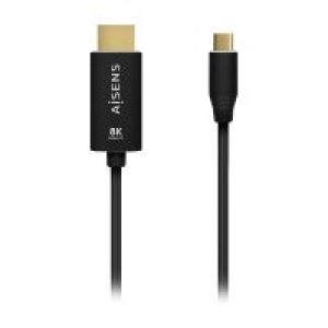 Cable AISENS USB-C/M a HDMI/M 8K 2m Negro (A109-0712)