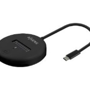 Dock AISENS USB-C SSD M.2 SATA/NVMe (ASUC-M2D013-BK)