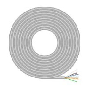 Cable AISENS RJ45 Cat.6 CCA AWG23 500m Gris (A135-0743)