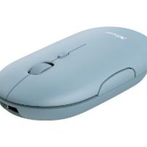 Ratón Trust Puck Óptico RF 2.4GHz Bluetooth Azul(24126)
