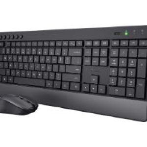 Teclado+Ratón Trust Trezo RF Wireless Negro (24531)