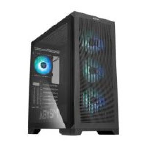 Caja Abysm Danubio Mura BX300 ARGB Negra (AB812111B)