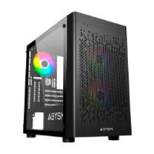 Caja Abysm Danubio Inva MX202 RGB mATX Negra (AB123011)