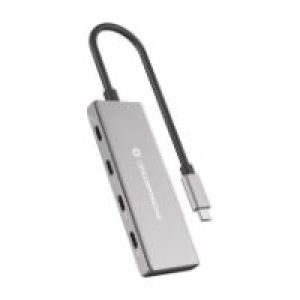 Hub CONCEPTRONIC USB-C a 4xUSB-C/USB-C PD (HUBBIES16G)