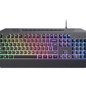 Teclado Gaming Trust GTX836 Evocx RGB USB Negro (24998)