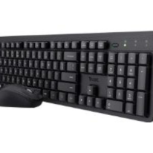 Teclado+Ratón Trust Ody II RF Wireless Negro (25020)