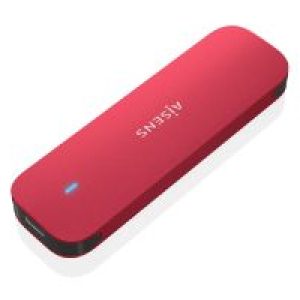 Caja SSD AISENS M.2 NVMe USB-C 3.1 Rojo (ASM2-027RED)