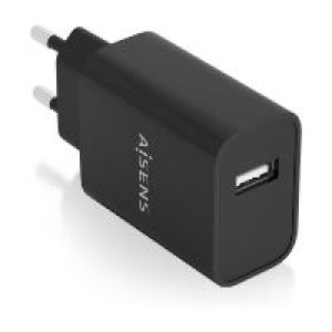 Cargador Pared AISENS 1xUSB-A 10.5W Negro (A110-0854)