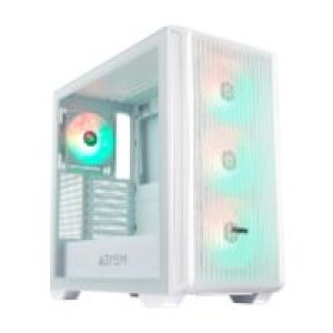 Caja Abysm Danube Kamp BX300 ATX mATX Blanca (AB123013)