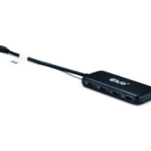 Hub Club 3D USB-C a 4xUSB-C 10G PD 3.0 Negro (CSV-1548)