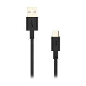 Cable NUBBEH Elisium USB-A/USB-C 1m Negro (NBTCABLACB1)