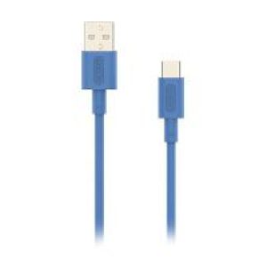 Cable NUBBEH Elisium USB-A/USB-C 1m Azul (NBTCABLACBL1)