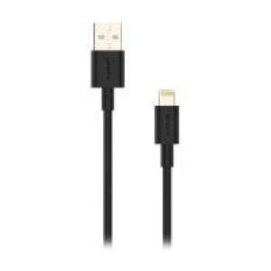 Cable NUBBEH USB-A/Lightning 1m 2A Negro (NBTCABLALB1)