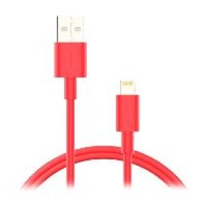 Cable NUBBEH USB-A/Lightning 1m 2A Rojo (NBTCABLALR1)