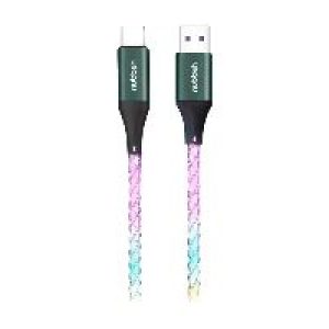 Cable NUBBEH LED USB-A a USB-C 3A 1m (NBTCABLACLED)