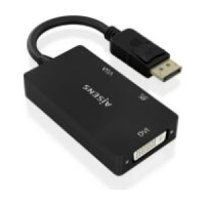 Cable AISENS DP/M a VGA/DVI/HDMI/H Negro (A125-0861)