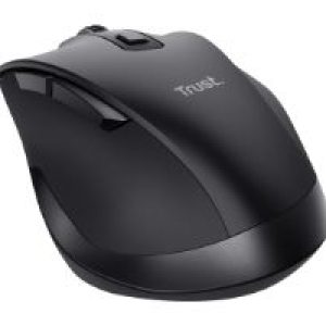 Ratón Trust Fyda Óptico RF 2.4GHz 2400dpi Negro (24727)