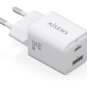 Cargador de Pared AISENS 35W Blanco (ASCH-35W2P024-W)