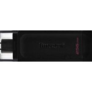 Pendrive Kingston DT 70 256Gb USB-C Negro (DT70/256GB)